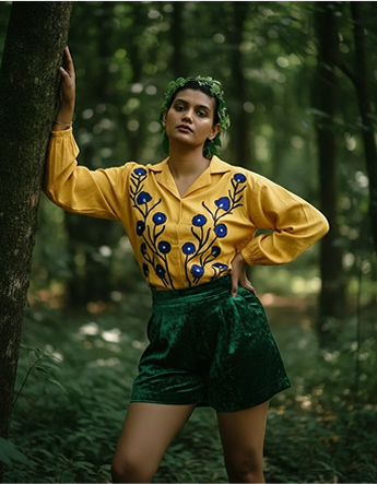 The Yellow Paradox Oversized Shirt