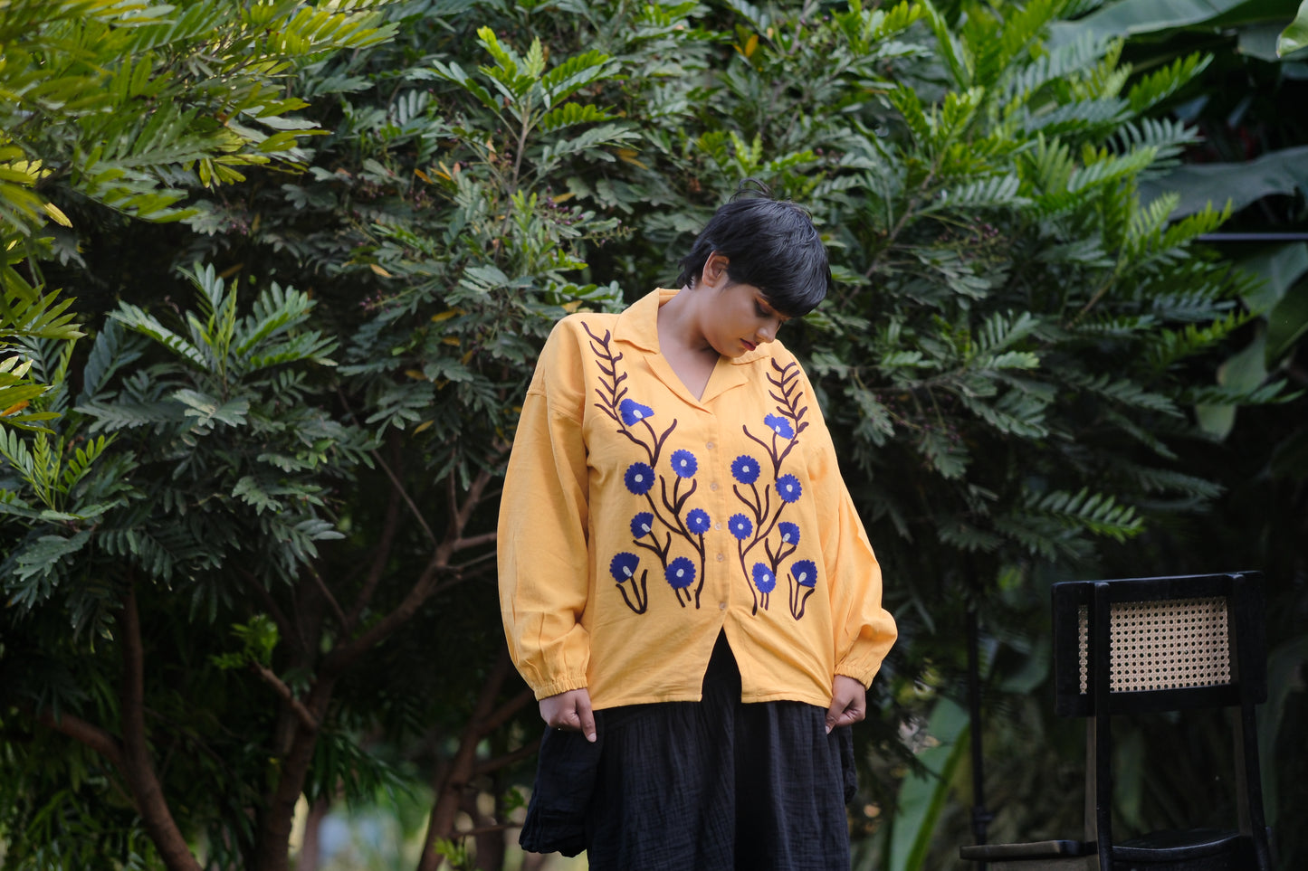 The Yellow Paradox Oversized  Shirt