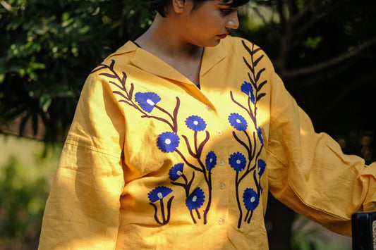 The Yellow Paradox Oversized  Shirt