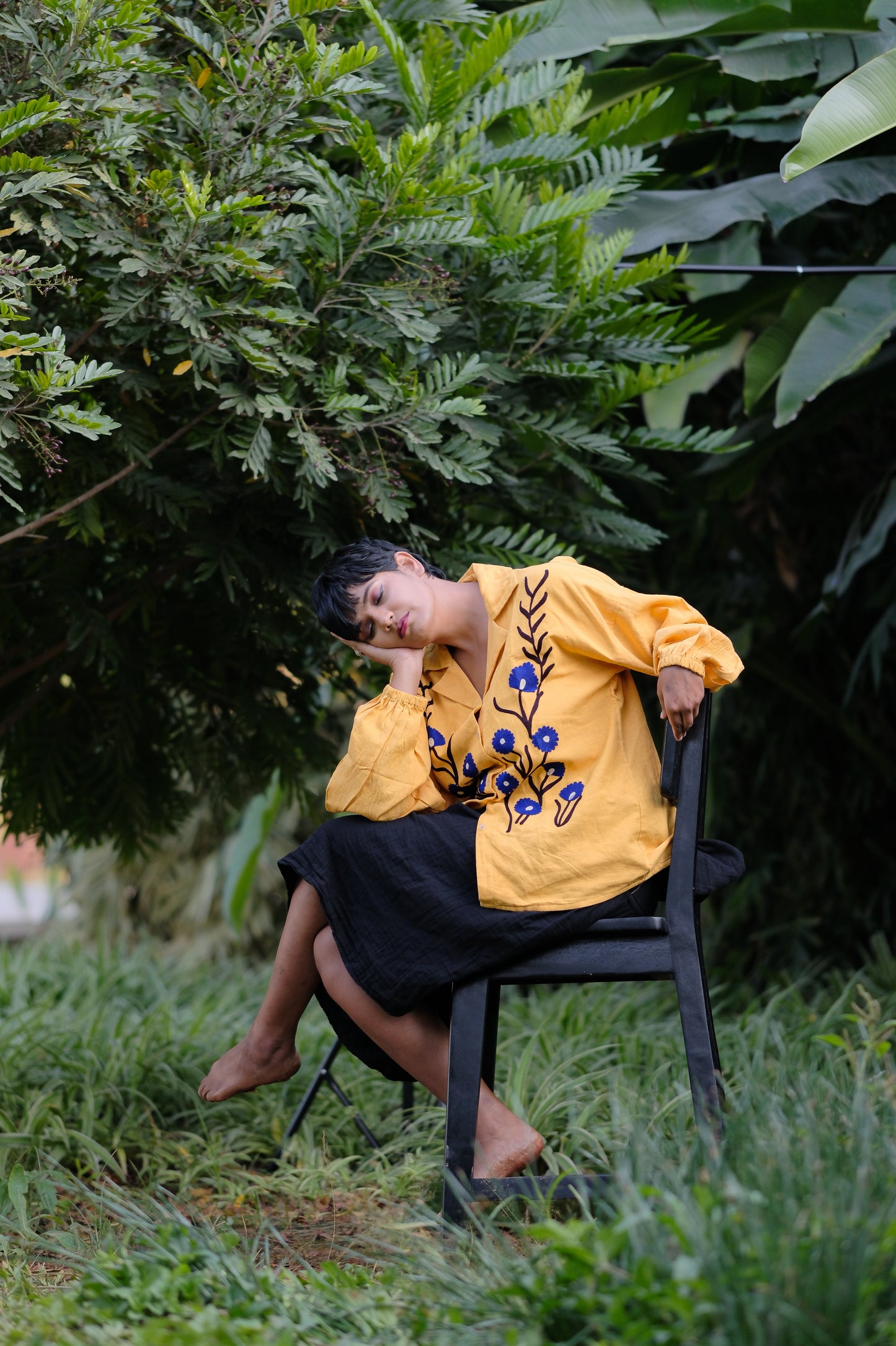 The Yellow Paradox Oversized  Shirt