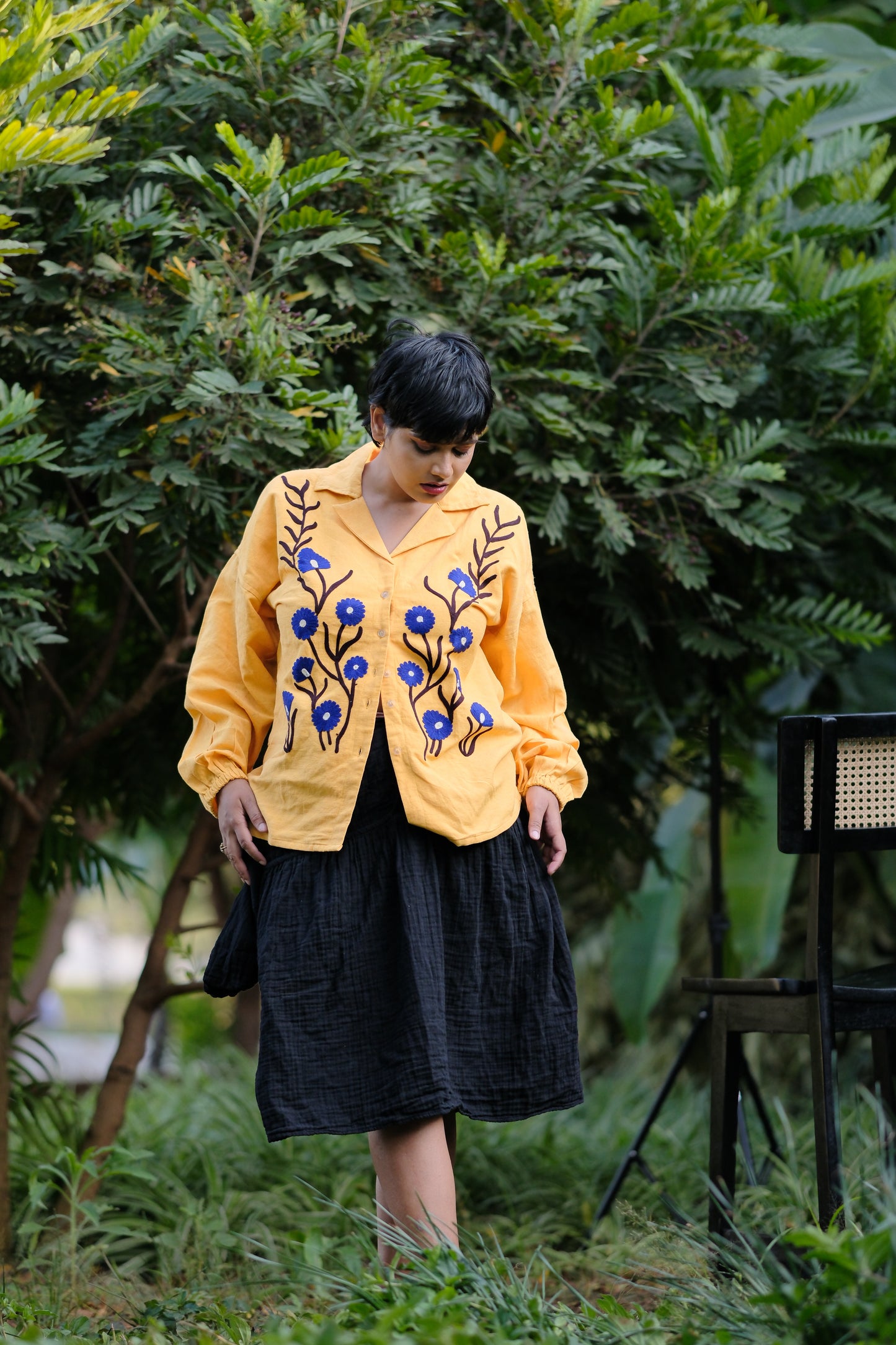 The Yellow Paradox Oversized  Shirt