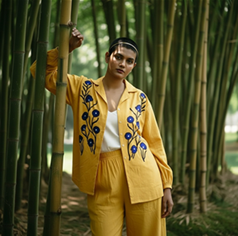 The Yellow Paradox Oversized  Shirt