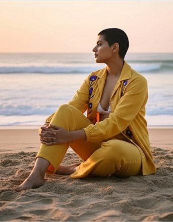 The Yellow Paradox Oversized  Shirt