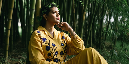 The Yellow Paradox Oversized  Shirt